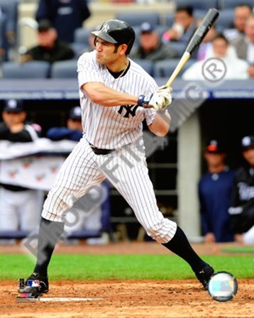 Johnny Damon - 2009 Batting Action art print