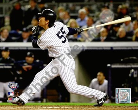 Hideki Matsui Game 2 of the 2009 World Series Home Run (#7) art print