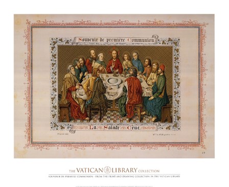 Souvenir De Premiere Communion, (The Vatican Collection) art print