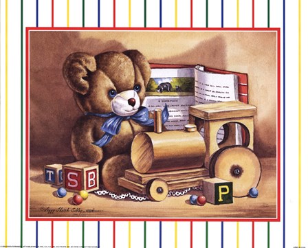 Child Toys by Peggy Thatch Sibley art print
