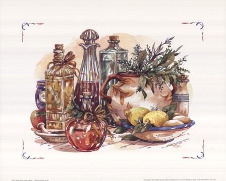 Spiced Oil and Vinegar Collection I by Jerianne Van Dijk art print