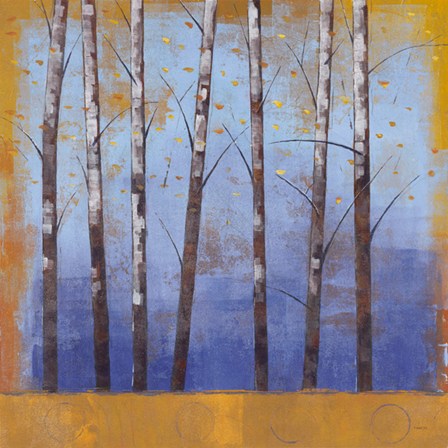 Birch Trees II - mini by Cheryl Martin art print