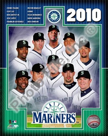 2010 Seattle Mariners Team Composite art print
