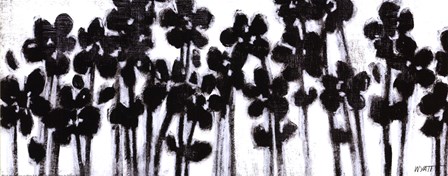 Black Flowers on White II by Norman Wyatt Jr. art print