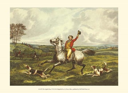 The English Hunt VI by Henry Alken art print