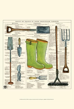 Garden Boots by Ginny Joyner art print
