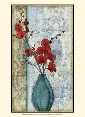 Small Orchid Opulence II (P) by Jennifer Goldberger art print