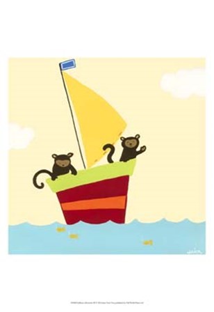 Sailboat Adventure III by June Erica Vess art print