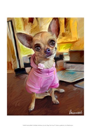 Chihuahua Bella by Robert McClintock art print