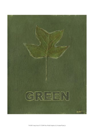 Going Green IV by Norman Wyatt Jr. art print