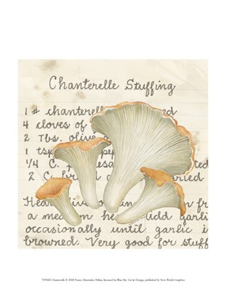 Chanterelle by Nancy Shumaker art print