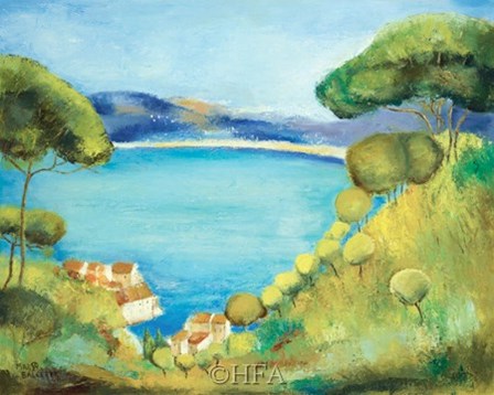 Colors of Saint Tropez by Margo Balcerek art print