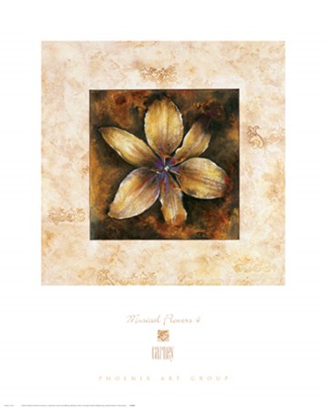 Musical Flowers IV by Dennis Carney art print