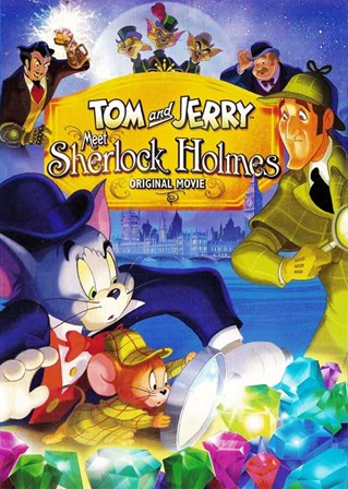 Tom and Jerry Meet Sherlock Holmes art print