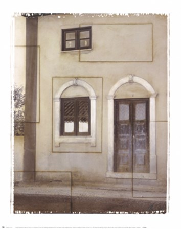 Italian Courtyard 1 by Pezhman art print