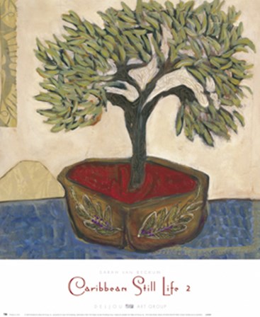 Caribbean Still Life II by Sarah Van Beckum art print
