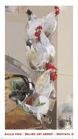 Gallo Two by Mostafa art print