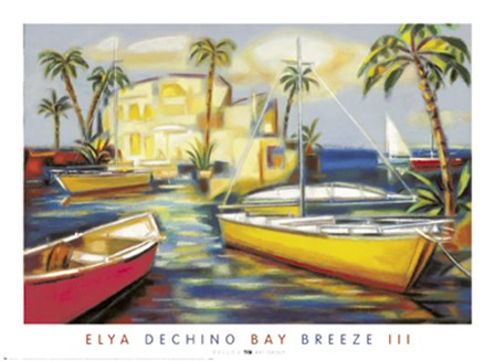 Bay Breeze III by Elya De Chino art print