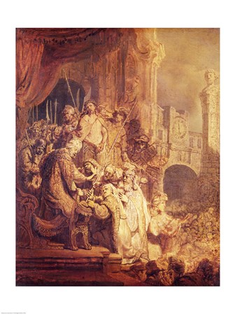 Ecce Homo, 1634 by Rembrandt van Rijn art print