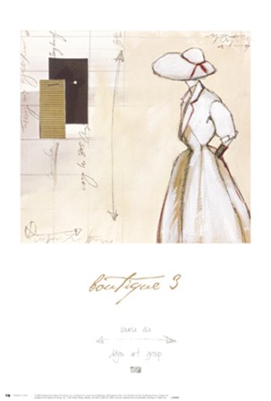 Boutique 3 by Maria Eva art print