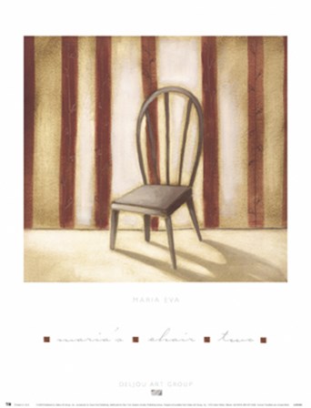 Maria&#39;s Chair 2 by Maria Eva art print