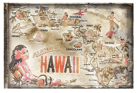 Aloha Hawaii art print