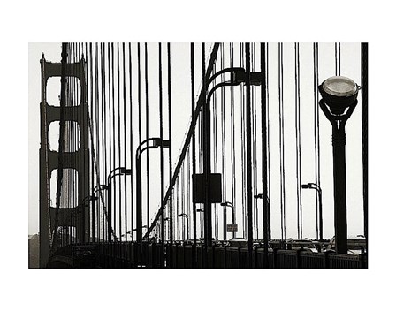Golden Gate Bridge in Silhouette by Christian Peacock art print