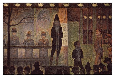 Circus Sideshow by Georges Seurat art print