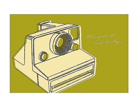 Lunastrella Instant Camera by John W. Golden art print