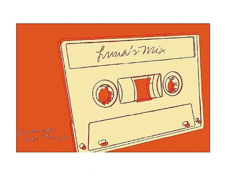 Lunastrella Mix Tape by John W. Golden art print