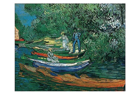 Bank of the Oise at Auvers, 1890 by Vincent Van Gogh art print