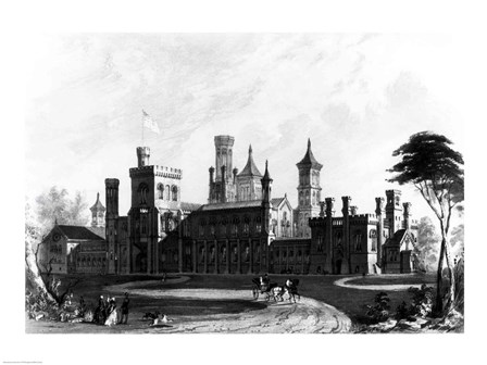 Smithsonian Institution from the South West art print