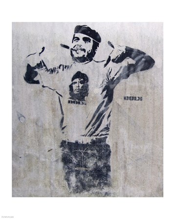 Che and Fidel, Norway by Banksy art print