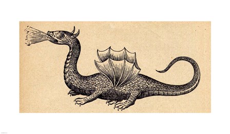 Medieval Dragon II art print