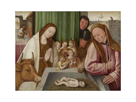 The adoration of the Child art print