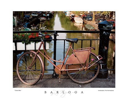 Canal Bike by Dennis Barloga art print