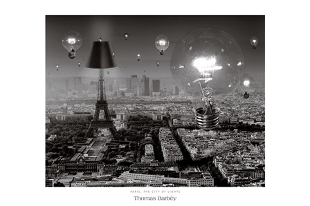 Paris, The City of Lights by Thomas Barbey art print
