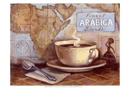 Arabica Blends by Theresa Kasun art print