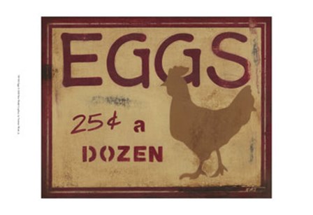 Eggs by Norman Wyatt Jr. art print