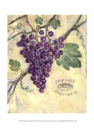 Cabernet Sauvignon by Theresa Kasun art print