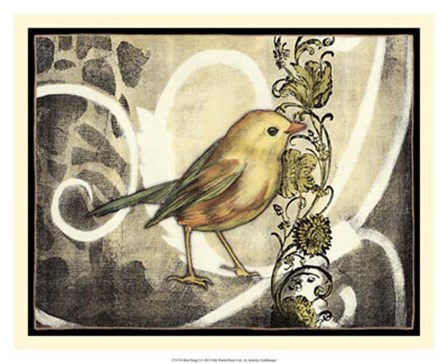 Bird Song I by Jennifer Goldberger art print