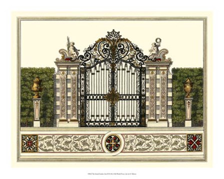 The Grand Garden Gate II by O. Kleiner art print