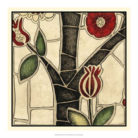 Floral Mosaic III by Megan Meagher art print