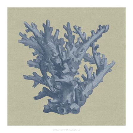Chambray Coral I by Vision Studio art print