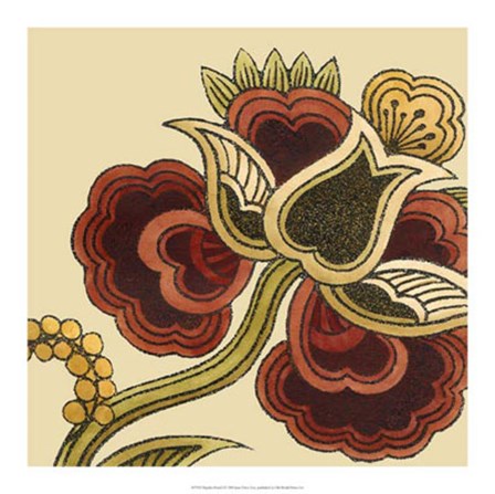 Paprika Floral I by June Erica Vess art print