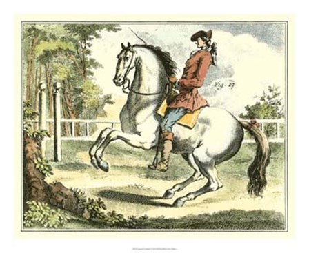 Equestrian Training II by Denis Diderot art print