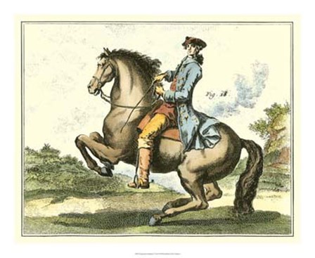 Equestrian Training IV by Denis Diderot art print