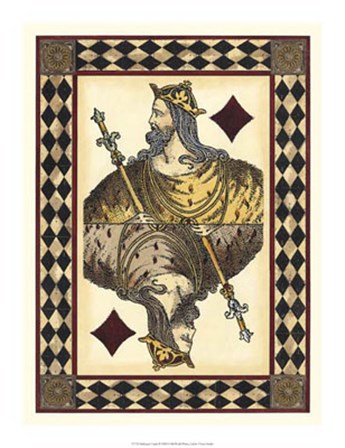 Harlequin Cards II by Vision Studio art print