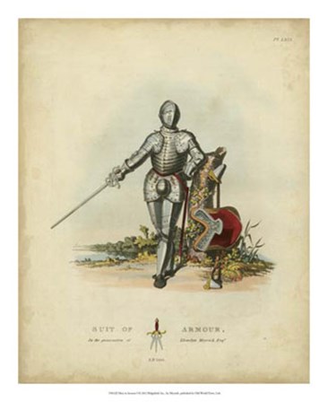 Men in Armour I by Samuel R. Meyrick art print