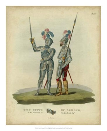 Men in Armour II by Samuel R. Meyrick art print